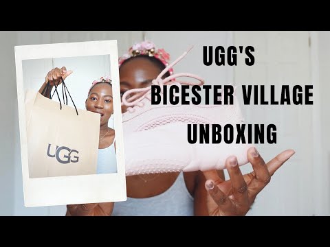 UNBOXING THE UGG's LA CLOUD LOW TRAINERS | MINI BICESTER VILLAGE UGG's HAUL #uggs #bicestervillage