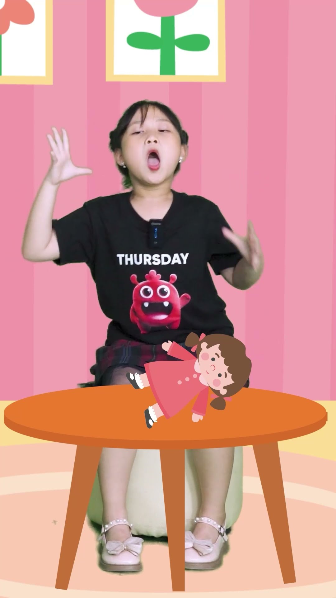 Bé học tiếng Anh qua hoạt hình em bé không nên giả vờ ốm  #binggoleaders #tienganhtreem #funny