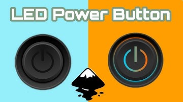 LED Power Button: vector led power button Design | Inkscape