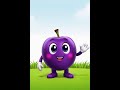 Learn English with Grape 🍇 | Fruits Name in English | Kids Learning   #esl #funkidsenglish