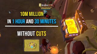 10 million in 1 hour and 30 without cuts - Solo Static Dungeons - Albion Online