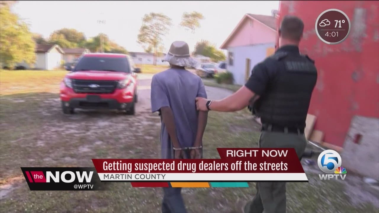 Sheriff's office announces several drug-related arrests in Martin County