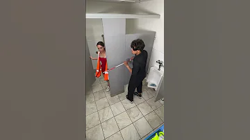 Man Catches Girl In Wrong Bathroom Shorts 