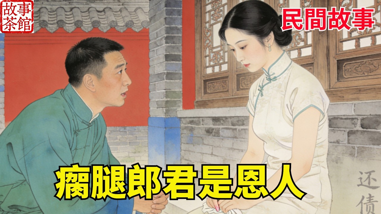 二十歲寡婦要帶三娃改嫁，全村笑她傻氣，只有這「瘸腿」漢子願娶！新婚夜漢子卸下偽裝：我是來還債的！#民間故事#情感 #睡前故事#人生感悟