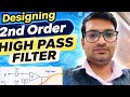 Designing of 2nd Order high pass filter @Gatehint | #teaching #engineering 