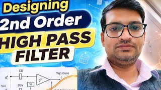 Designing of 2nd Order high pass filter @Gatehint | #teaching #engineering