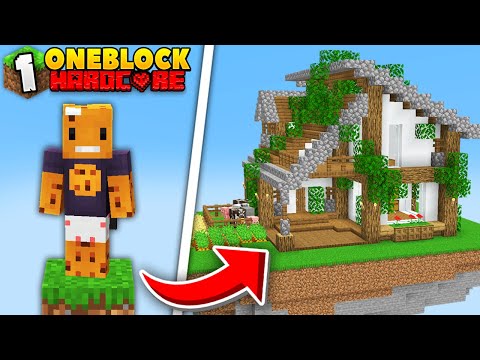 The BEST START EVER on ONE BLOCK Minecraft