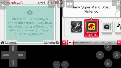 DSi Experimantel Menu Using MelonDs On Android