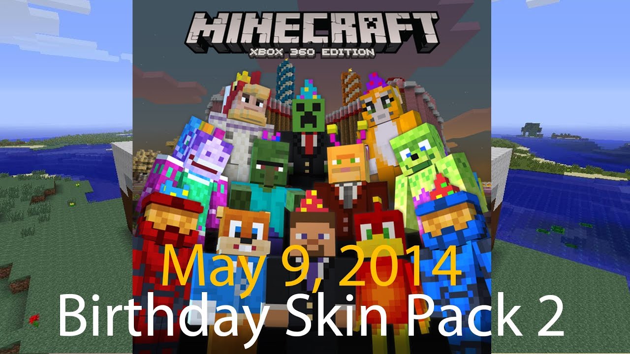 Co-Optimus - News - Celebrate Minecraft: Xbox 360 Edition's First Birthday  with Free Skins