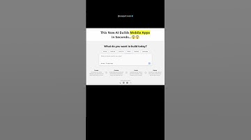 This AI Makes Apps in Seconds Without Coding! 😱📱 #shorts