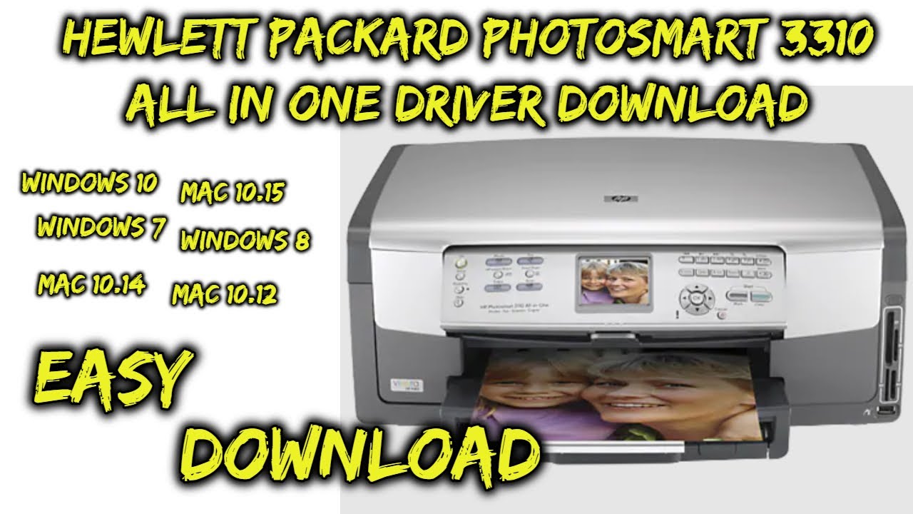 Hewlett Packard Photosmart 3310 All One Driver Download -