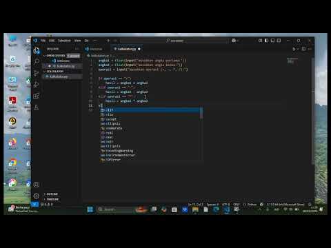 Tugas 6 Pemrograman Python - Menjalankan Program Python via IDLE, VSCode, dan CMD