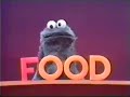 Classic Sesame Street   Cookie Monster Spells The Word Food