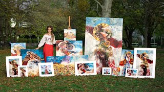 Art that brings Hope! What I did during the last 1 year... by Esther Franchuk Art 1,665 views 1 year ago 2 minutes, 12 seconds