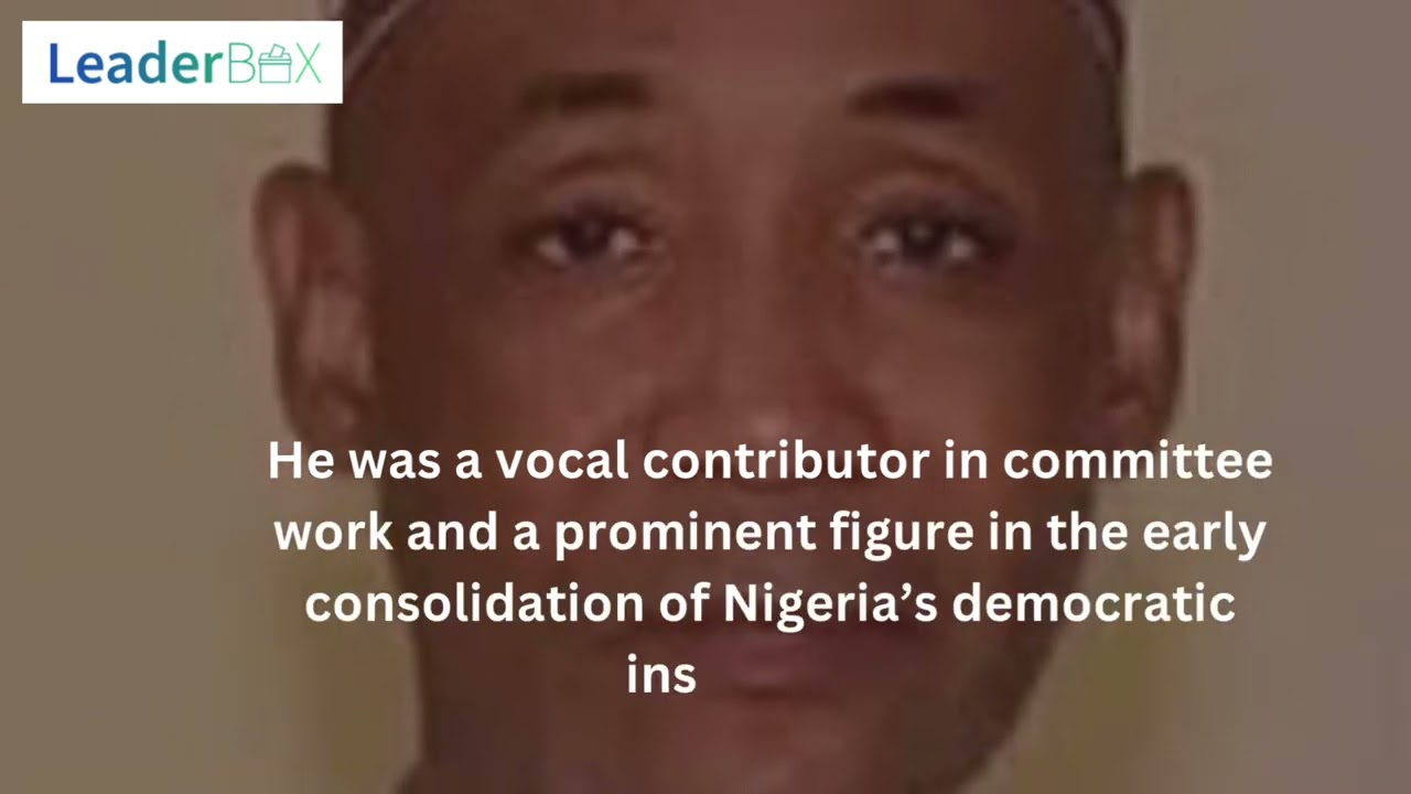 Profile of Mohammed Tukur Liman, Former Deputy Senate President