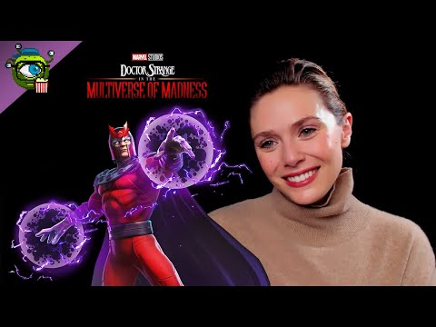 Elizabeth Olsen Prefers WHO? To be Magneto?? | Doctor Strange in the Multiverse of Madness