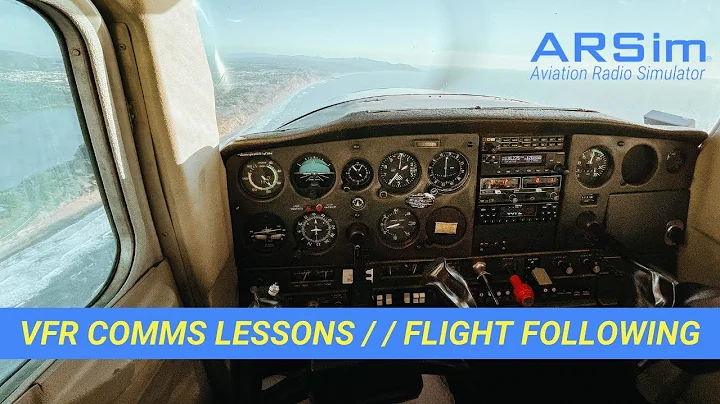 VFR Flight Following ATC Communication On PlaneEnglish Aviation Radio Simulator