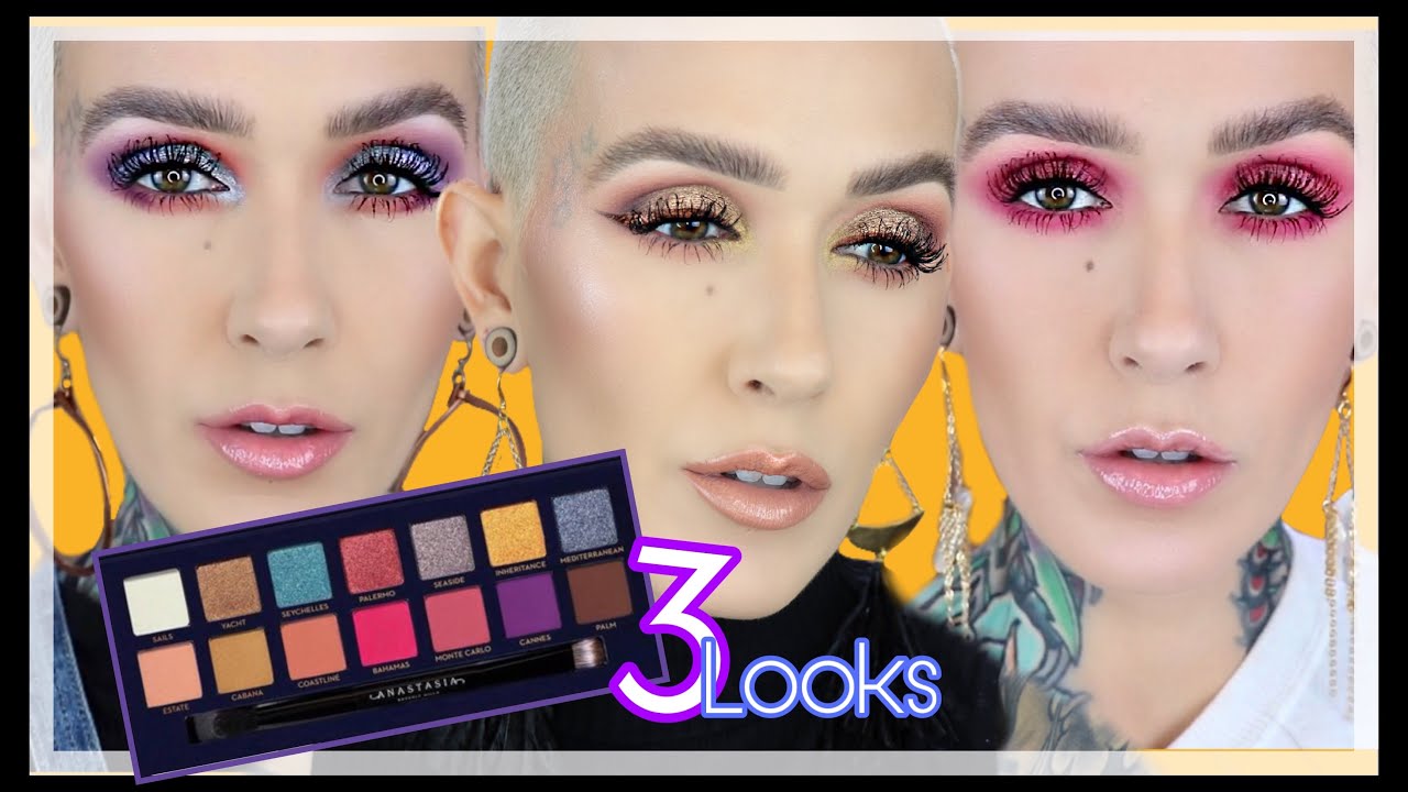 3 LOOKS! ABH Riviera Palette - YouTube