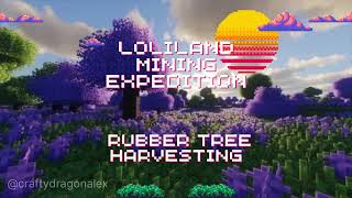 Journey to the Depths: Mining Expedition & Rubber Tree Latex in LoLiLand! #minecraft #loliland