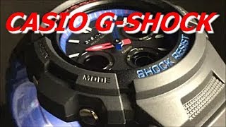 CASIO G-SHOCK ソーラー電波腕時計 トリコロール AWG-M100SLT-1AJF