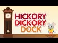 Hickory dickory dock  nursery rhymes song with lyrics  animated cartoon for kids
