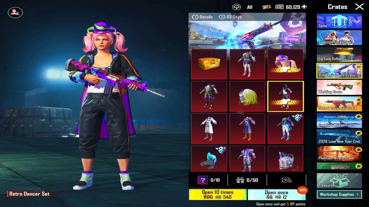 Opening JOKER Crate with 66,000 UC in PUBG Mobile Korea!