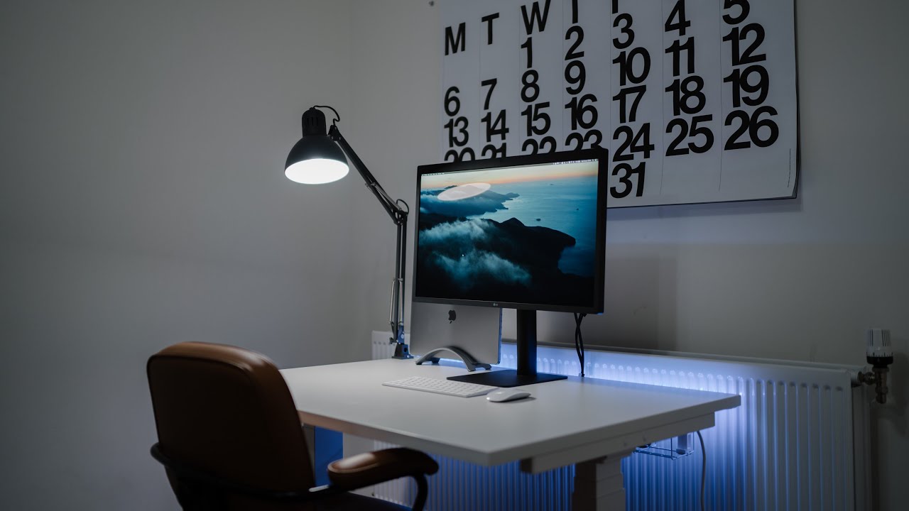Building My Modern Minimalistic Home Desk Setup Youtube