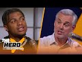 Brenden Rice on playing under Jerry Rice&#39;s shadow, USC, LeBron as his GOAT, NFL ceiling | THE HERD