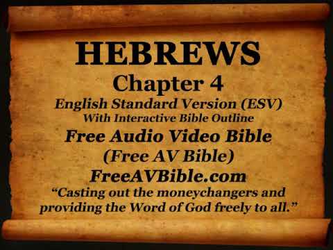 Bible Book 58  Hebrews Complete 1 13, English Standard Version ESV Read Along Bible