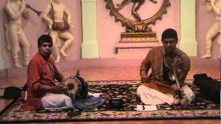Violinist Sanjay Chandran - Jalandhara, Ragam Valaji, 03/27/11 concert
