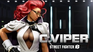 『ストリートファイター6』C.ヴァイパー(C.Viper)ティザートレーラー
