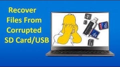 How To Recover Deleted | Corrupted Files From SD Card | USB [2017-2018] Very Easy Way