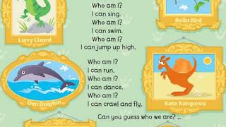 English song for children: Can you guess who we are?