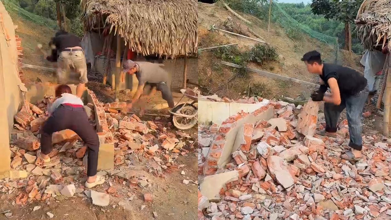 🔴 越南媳妇小秋 🔴 小潘开始帮小叔改造房屋   2026-02-27 17:54:12