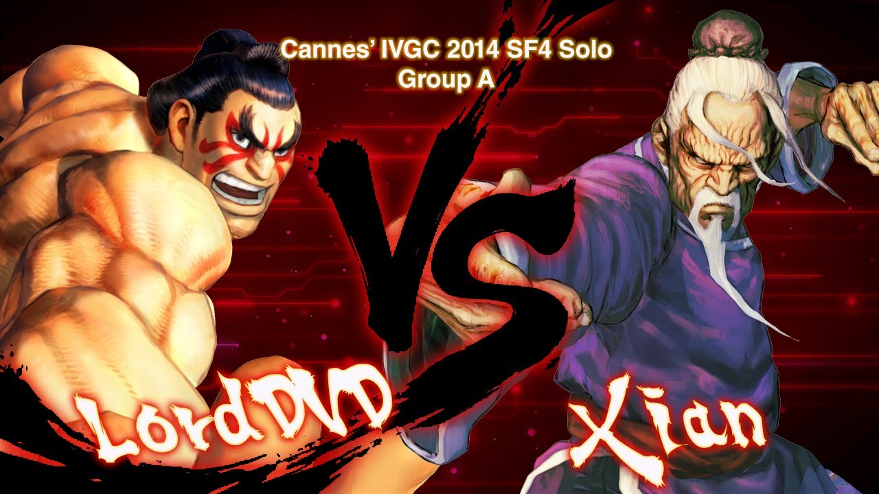 [M]LordDVD vs RZR|Xian - IVGC 2014 SF4 Group A