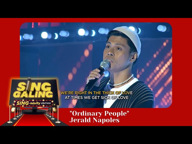 Sing Galing Sing-Lebrity February 19, 2022 | Ordinary People Jerald Napoles Performance class=