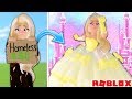 THEY ALL THOUGHT SHE WAS HOMELESS BUT SHE WAS SECRETLY A PRINCESS... A Roblox Story