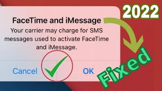 حل مشكلة رسالة FaceTime and imessage في الايفون 2022