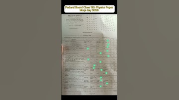 Federal Board Physics Class 11th MCQs Answer Key 2025 - Fbise Exam 2025