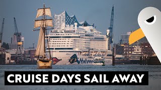 Cruise Days 2023 Sail Away mit AIDAperla und AIDAsol ⚓️ Hamburg Hafen Live