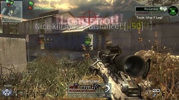 Modern Warfare 2 CTF comeback Barrett .50 Cal  PC -Scrapyard