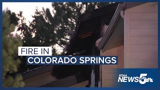 Family displaced after house fire on the northeast side of Colorado Springs