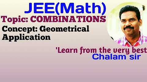 Topic: Combinations (Geometrical Application) #MathChalam