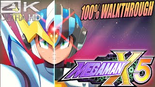 MEGA MAN X5 [X] (PS5)  100% Full Gameplay Walkthrough (4K/60FPS)