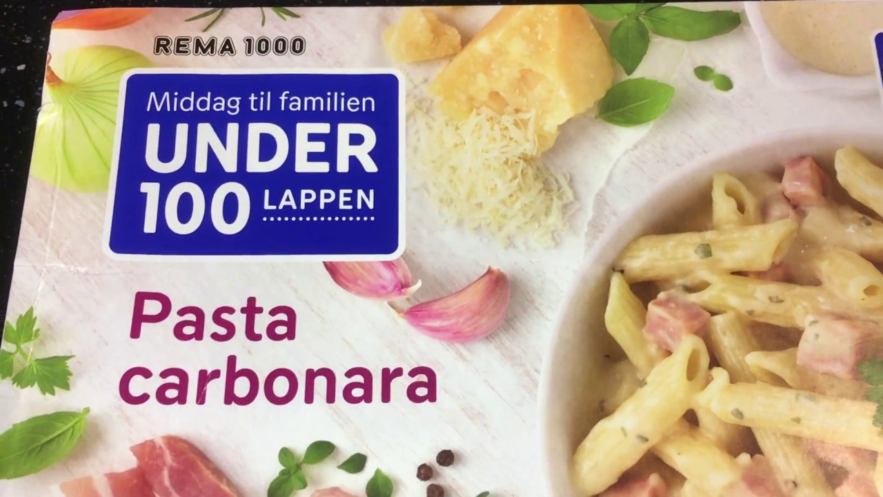 Pasta Carbonara Med Ekstra Bacon Bilde
