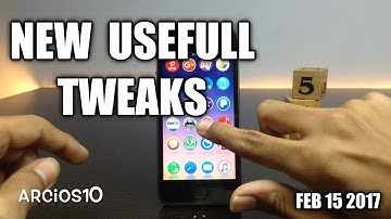 New Tweaks For iOS 10.1.1-10.2 (FEB 15 1017)
