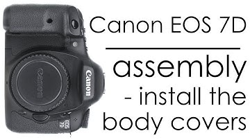 Canon EOS 7D assembly after the covers have been removed
