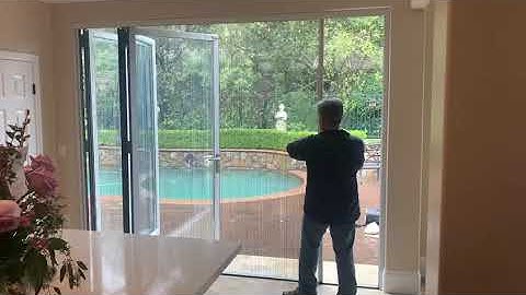 TEZA 90 SERIES FOLDING PATIO DOOR WITH SCREEN/NET |TEZA DOORS & WINDOWS