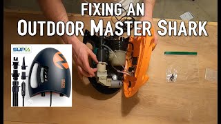 Repairing an Outdoor Master Shark electric stand-up paddleboard SUP pump