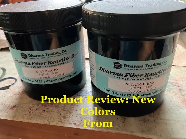 Product Review: Two New Colors From Dharma Trading Co. 